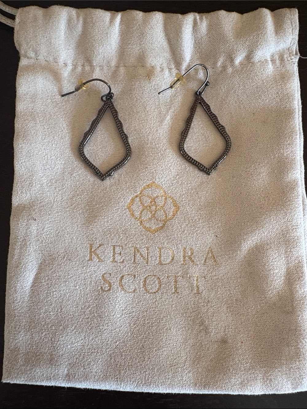 Kendra Scott Sophia Drop Earrings in Gunmetal